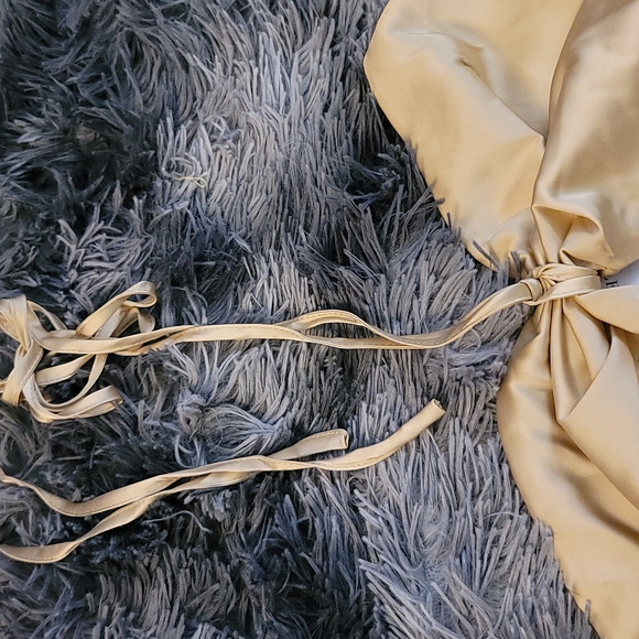 WeWoreWhat The Halter Stretch Charmeuse Satin Midi Dress - Picture 12 of 15